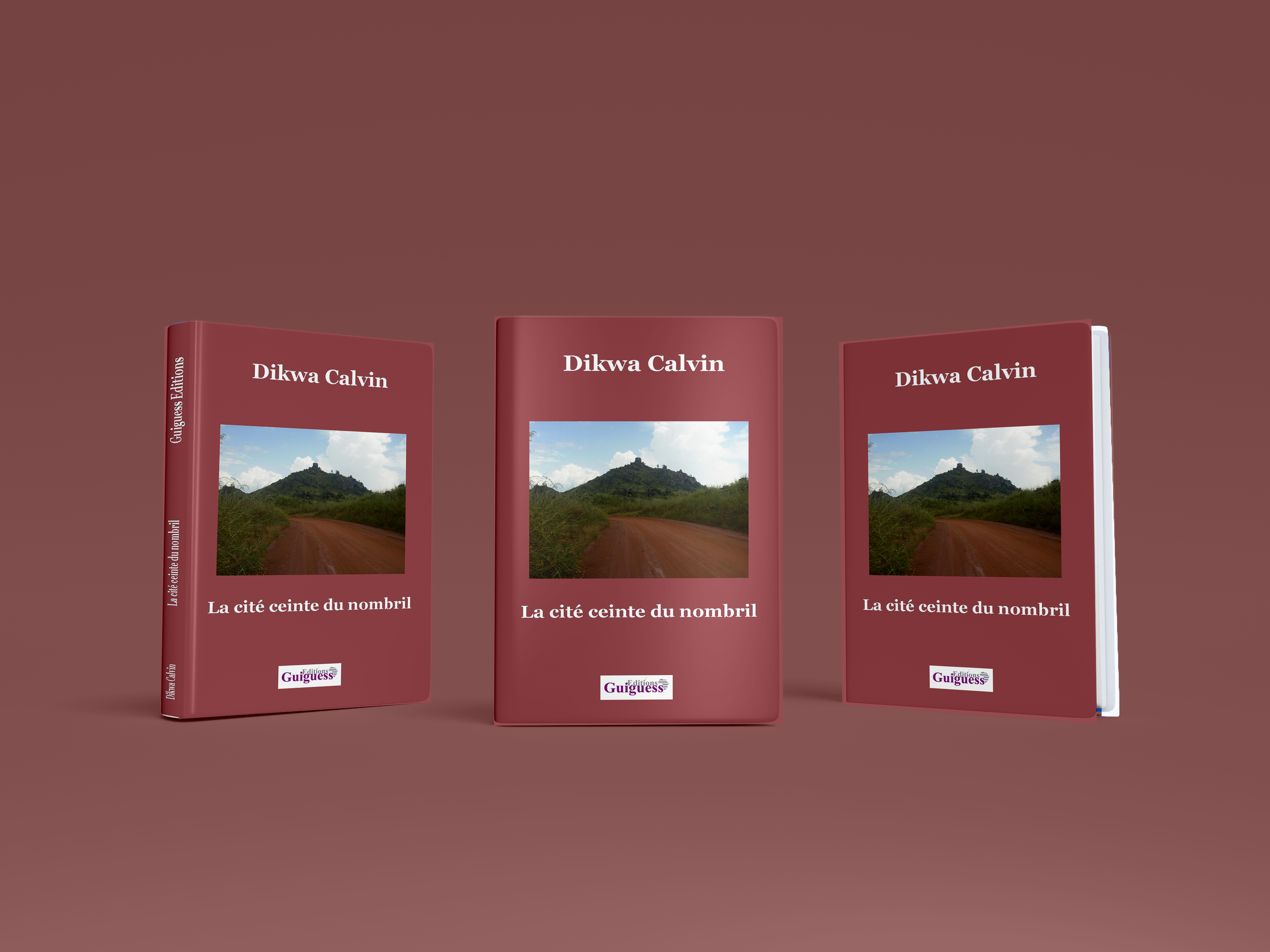 Dikwa Calvin signe son roman《La cité ceinte du nombril 》 aux éditons Guiguess