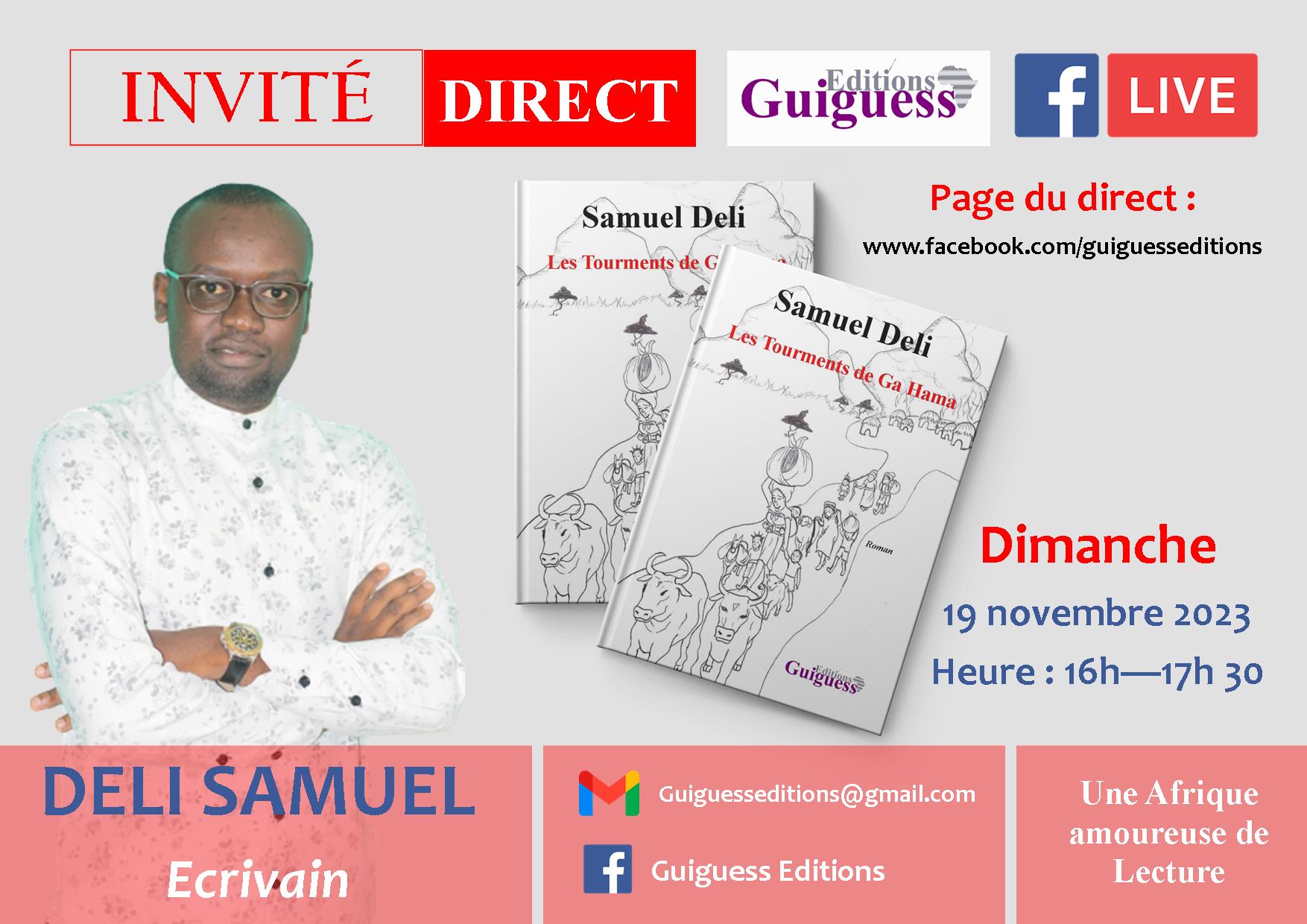 Guiguess Editions lance une émission littéraire en ligne pour promouvoir ses auteurs